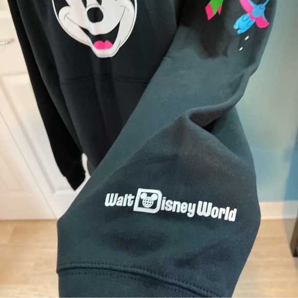 Disney Parks Walt Disney World 2024 Black Hoodie Men's L - Picture 5 of 14
